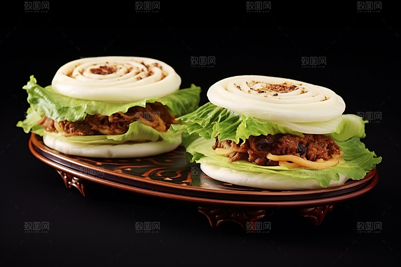 陕西肉夹馍西北高清摄影图