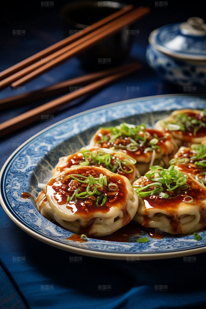 陕西肉夹馍美食碳水摄影图