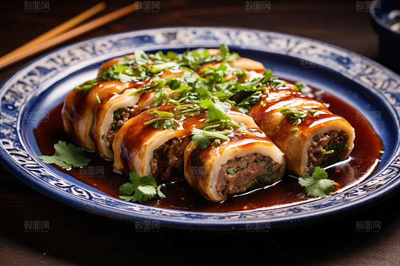陕西肉夹馍碳水高清摄影图