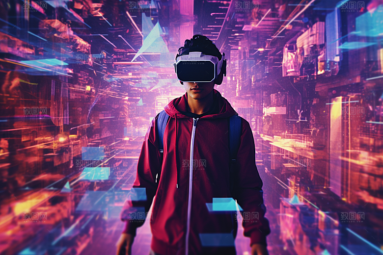 赛博VR眼镜高清科幻素材