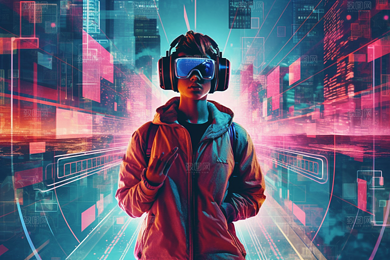 赛博VR眼镜高清时尚素材