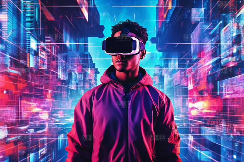 赛博VR眼镜赛博朋克夜之城素材