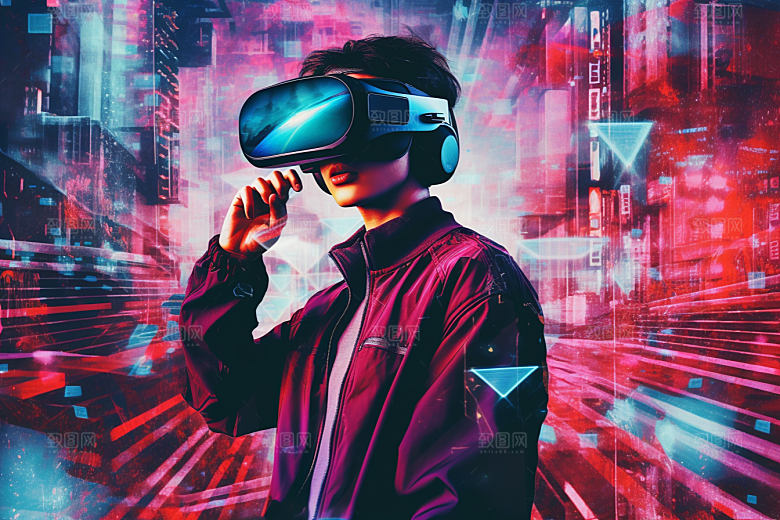赛博VR眼镜高清电子设备素材