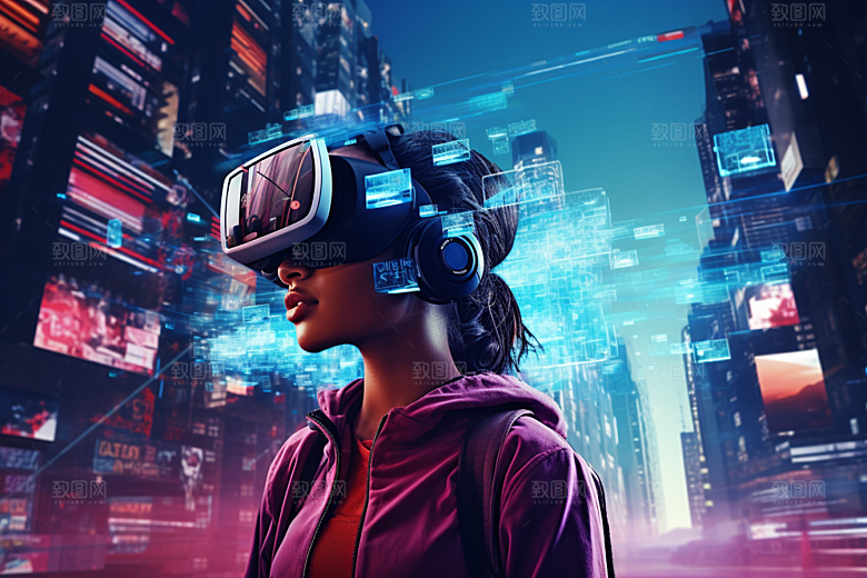 赛博VR眼镜高清头戴式眼镜素材
