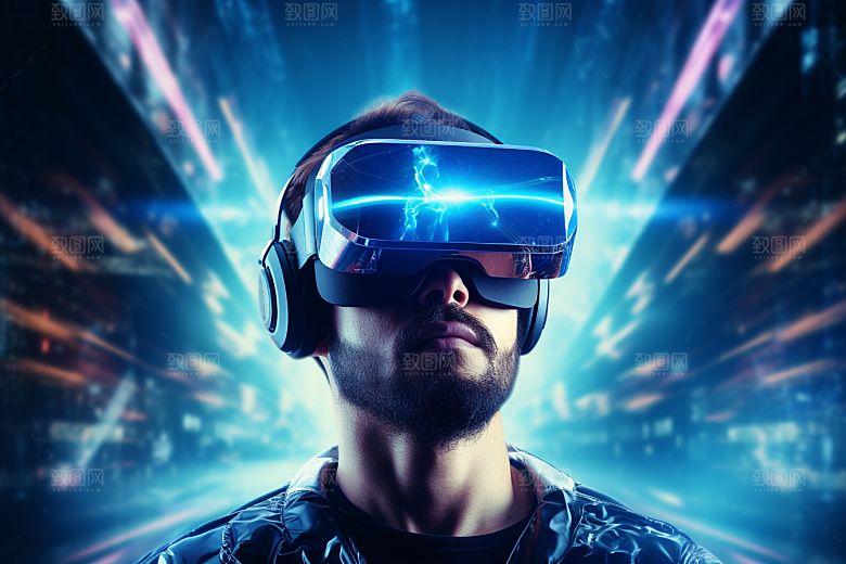 赛博VR眼镜高清科幻素材