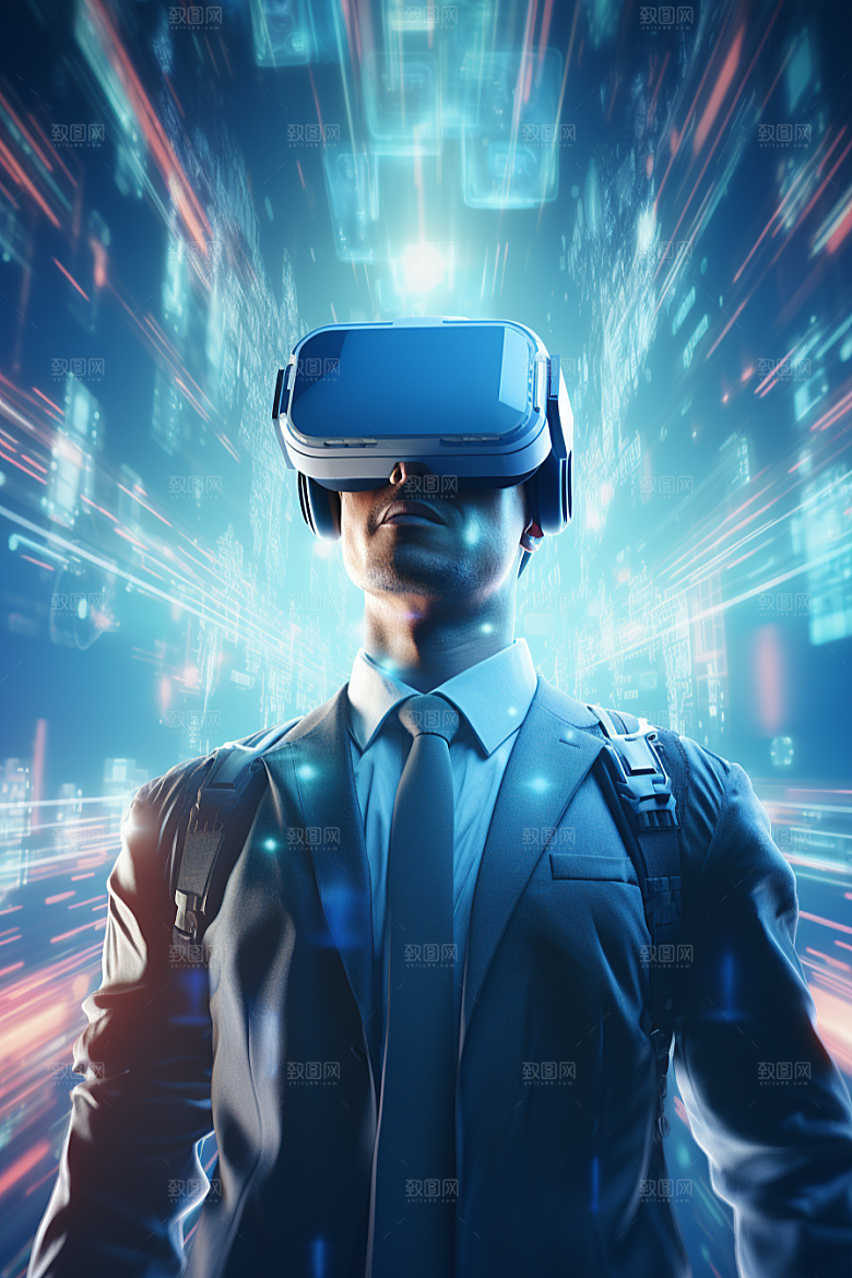 赛博VR眼镜科幻高清素材