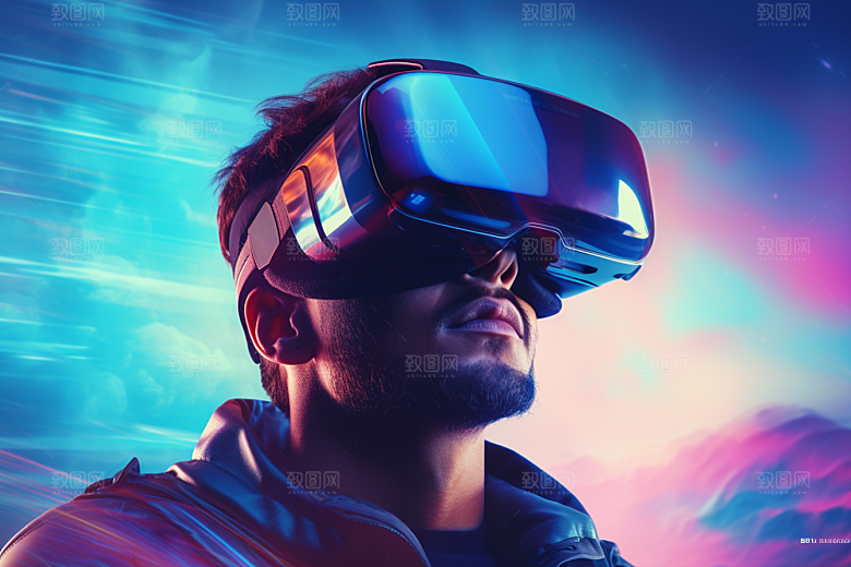 赛博VR眼镜未来时尚素材
