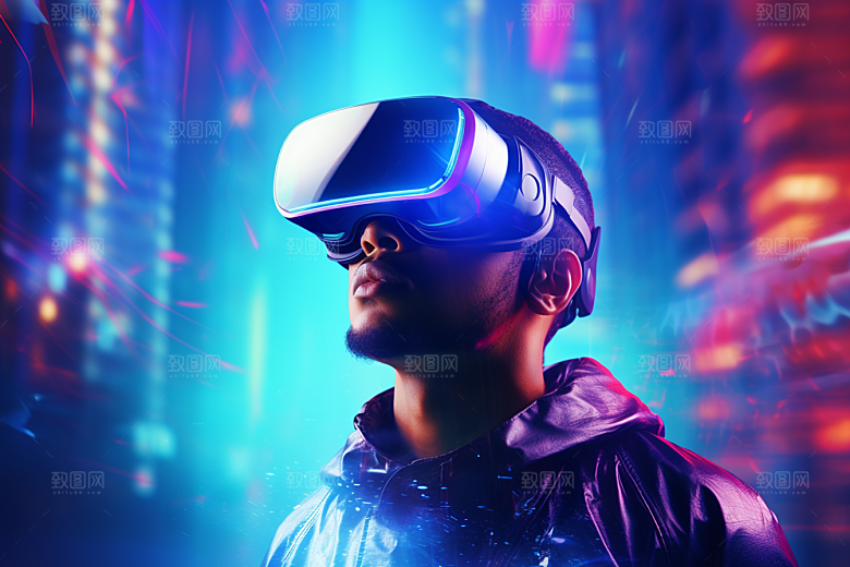 赛博VR眼镜时尚高清素材