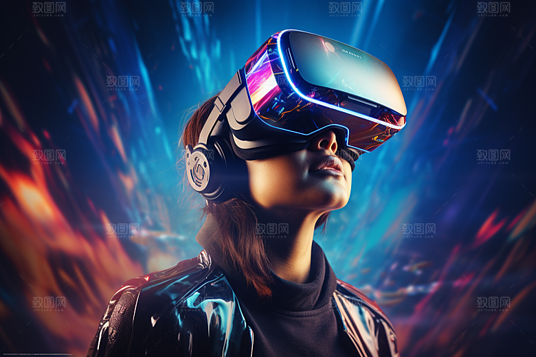 赛博VR眼镜高清电子设备素材