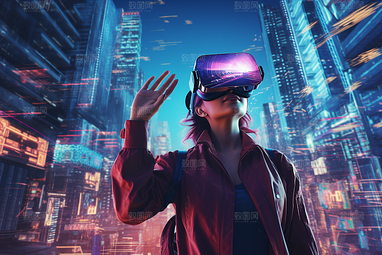 赛博VR眼镜时尚高清素材
