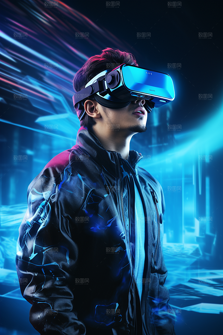 赛博VR眼镜高清未来素材