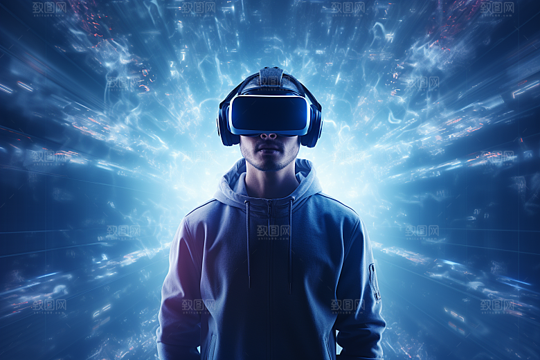 赛博VR眼镜未来科幻素材