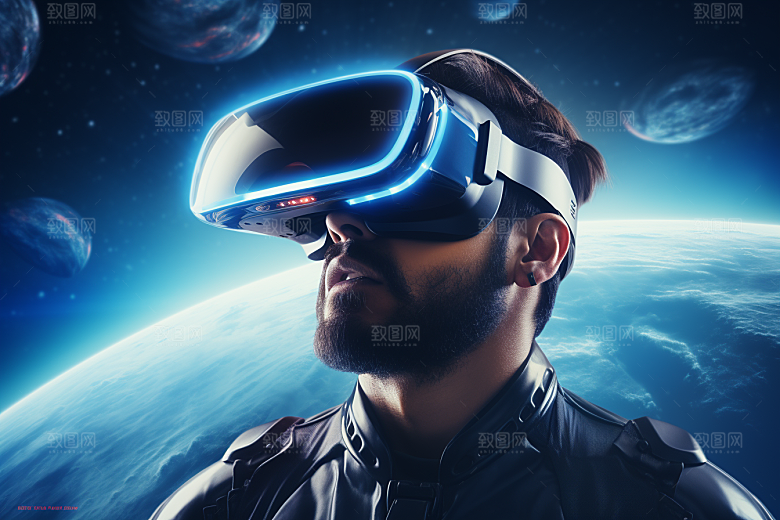 赛博VR眼镜科技高清素材