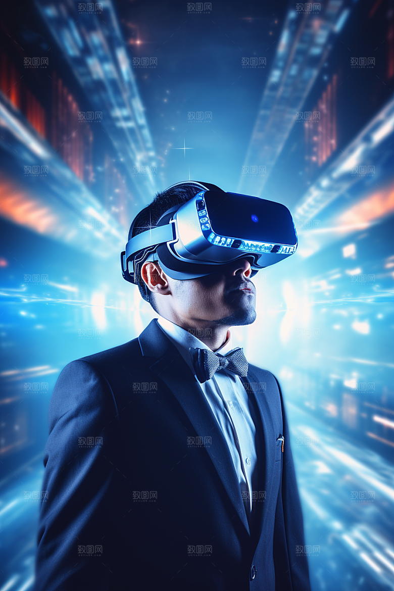 赛博VR眼镜高清科幻素材