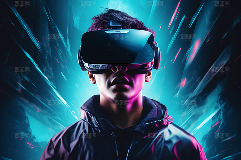 赛博VR眼镜赛博朋克夜之城素材