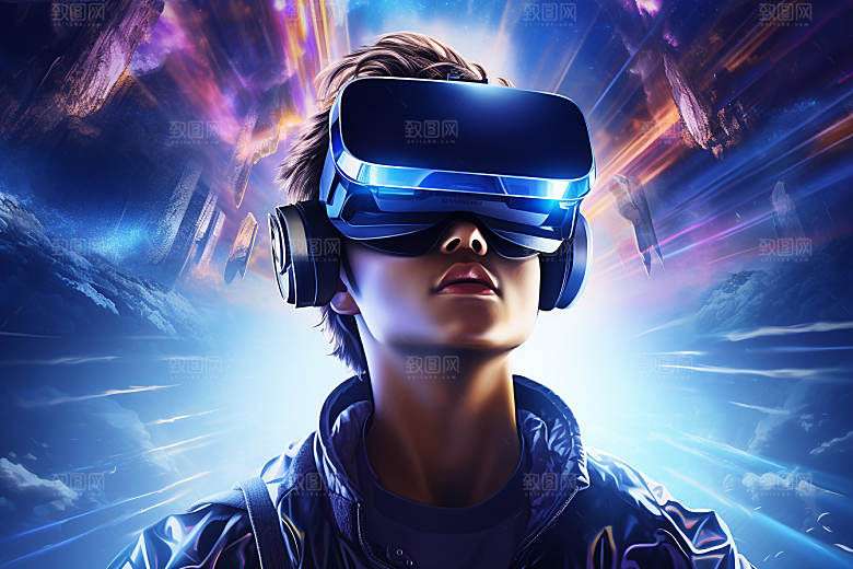 赛博VR眼镜科幻高清素材