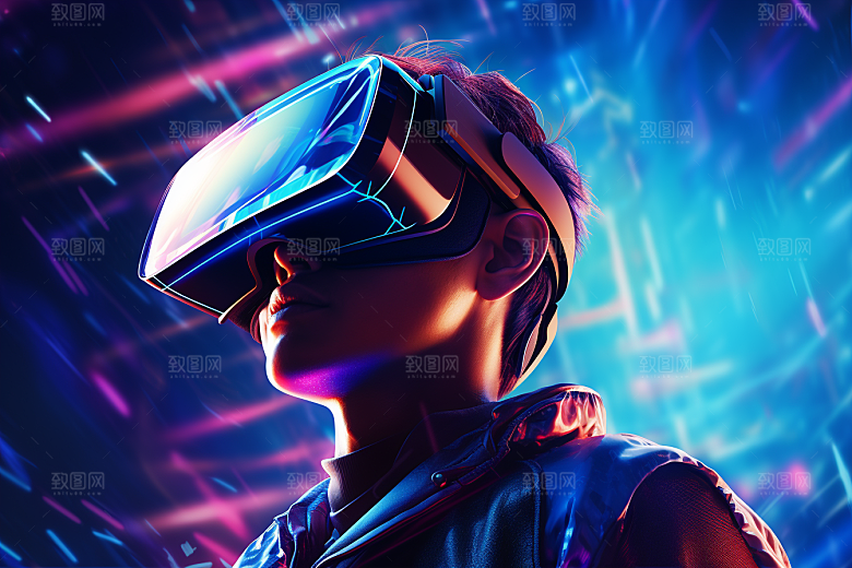 赛博VR眼镜高清未来素材