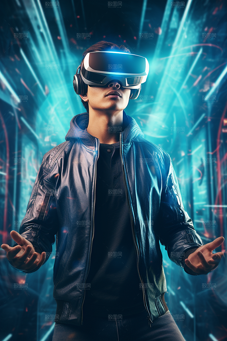 赛博VR眼镜高清科幻素材