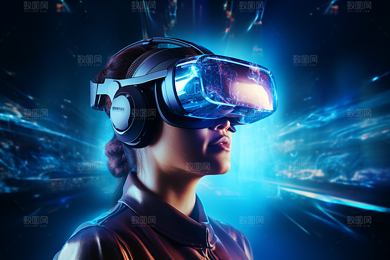 赛博VR眼镜高清赛博朋克素材