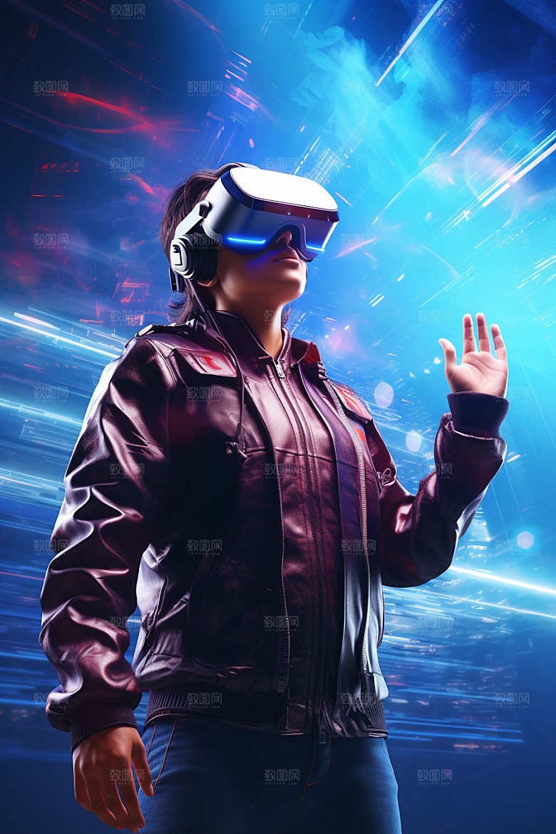 赛博VR眼镜高清电子设备素材