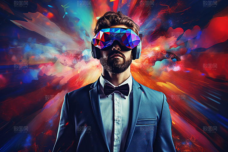 赛博VR眼镜时尚高清素材