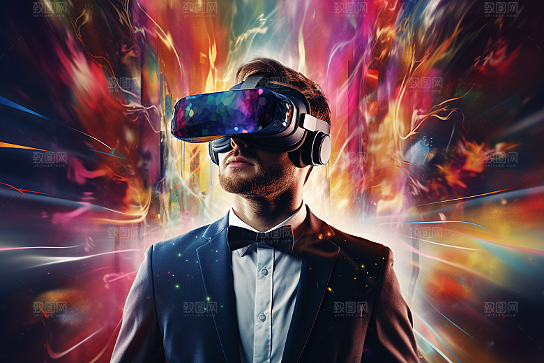 赛博VR眼镜科幻赛博朋克素材