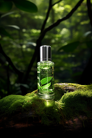 森林化妆品纯天然绿色广告摄影