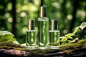 森林化妆品香水高清广告摄影