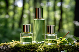 森林化妆品香水纯天然广告摄影