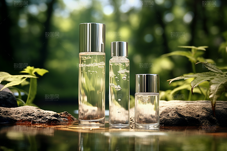 森林化妆品绿色高清广告摄影