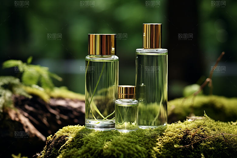 森林化妆品护肤品高清广告摄影