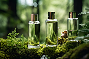 森林化妆品高端香水广告摄影