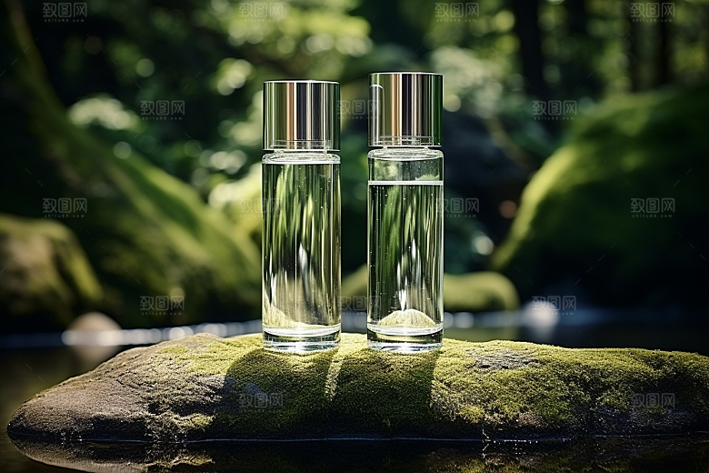 森林化妆品绿色高清广告摄影