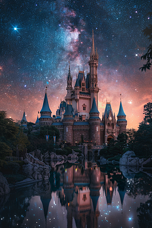 迪士尼乐园高清上海迪士尼摄影图