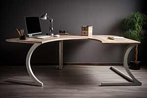 商务办公桌椅高清室内模型
