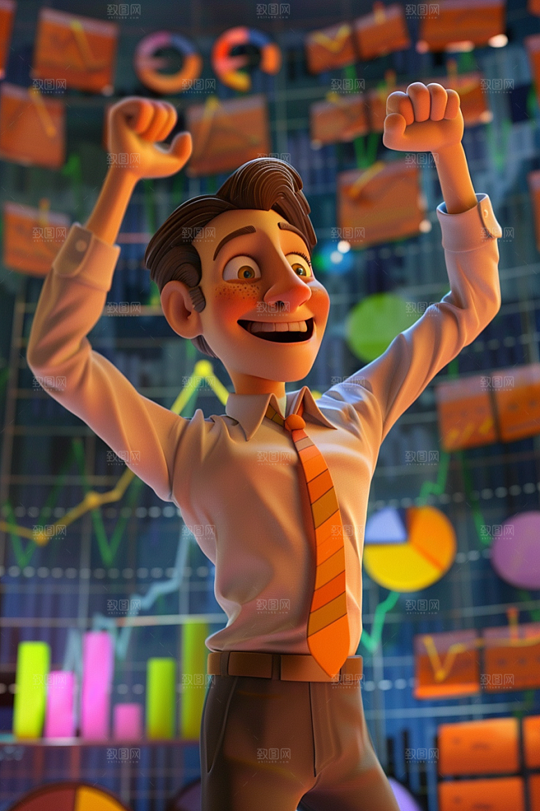 商务人物BOSS3D模型