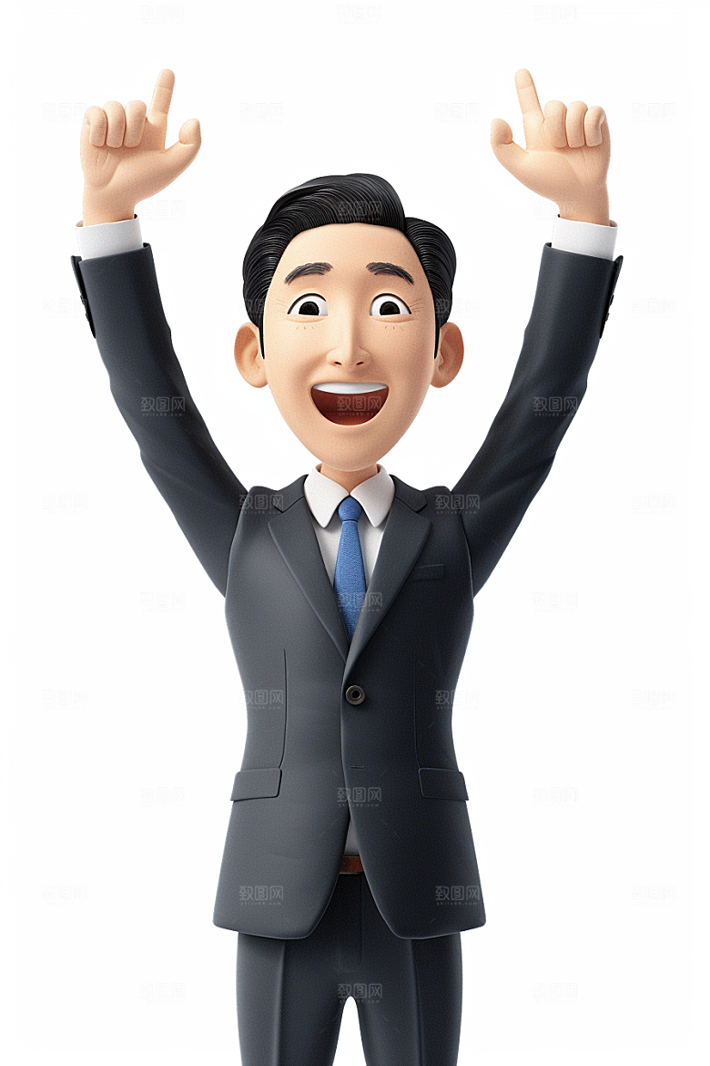 商务人物形象BOSS模型