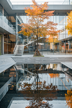 商业街建筑街区效果图