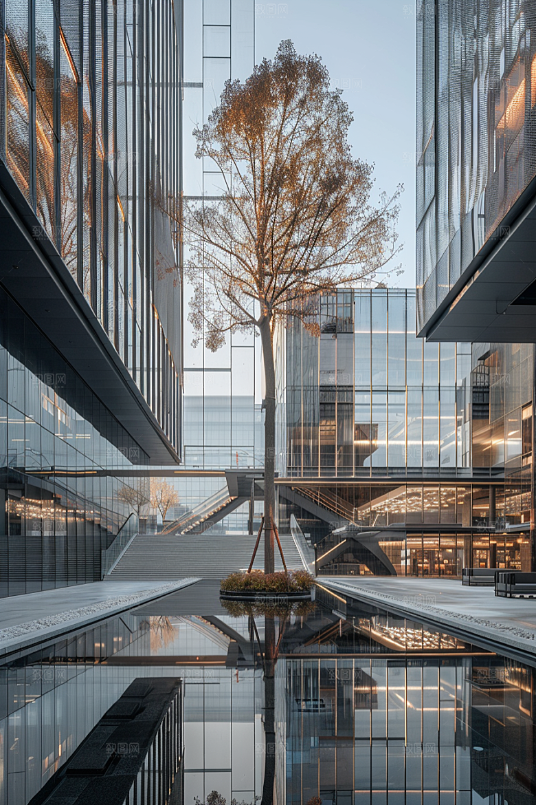 商业街建筑简洁效果图