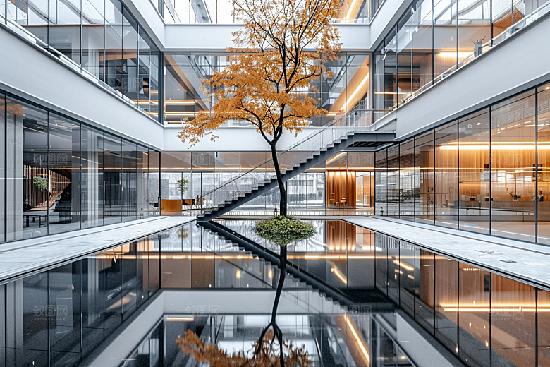 商业街高清质感效果图