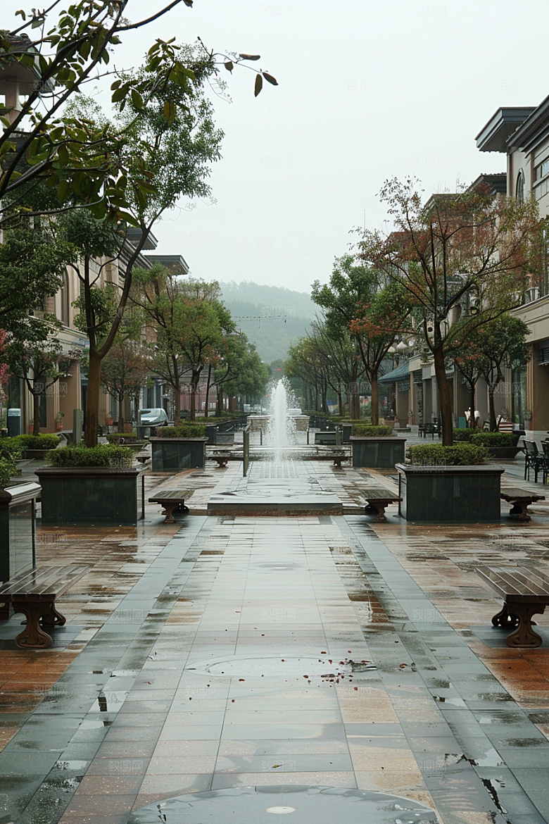 商业街街区商场效果图