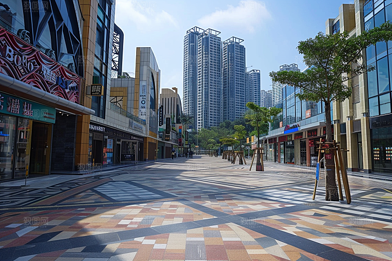 商业街质感商场效果图