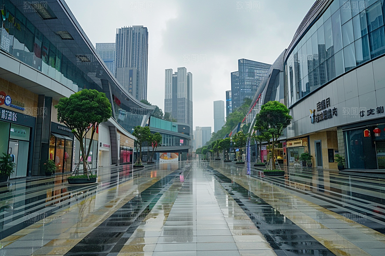 商业街街区商场效果图