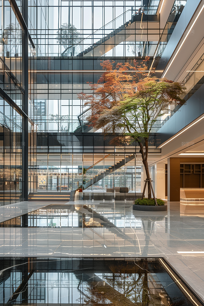 商业街建筑楼盘效果图