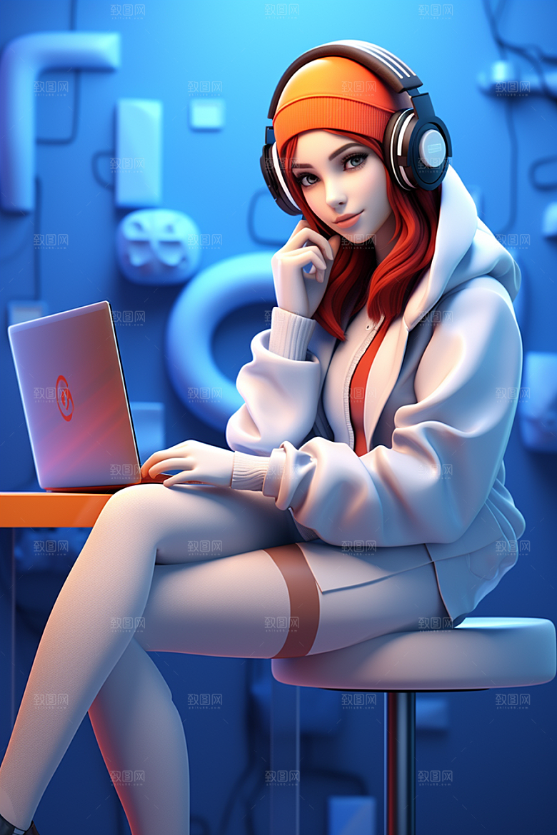 设计师形象3D模型