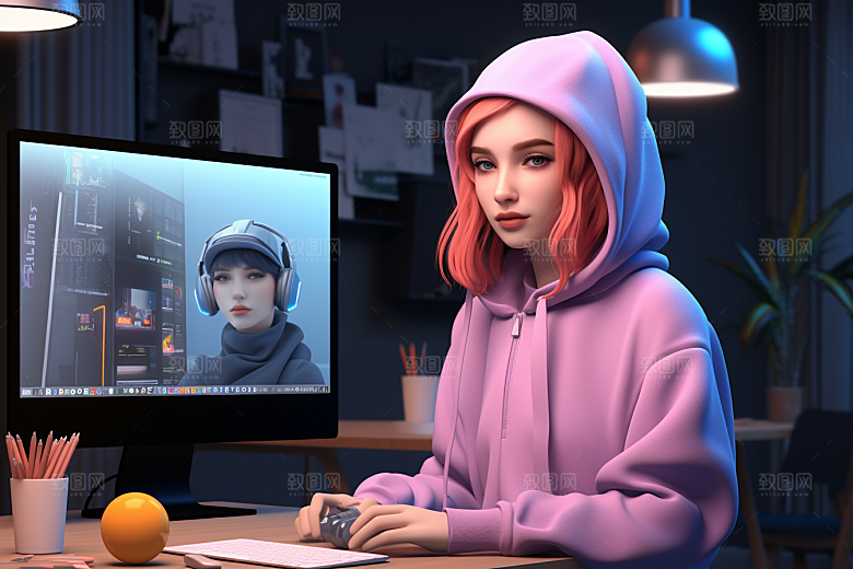 设计师IP形象模型