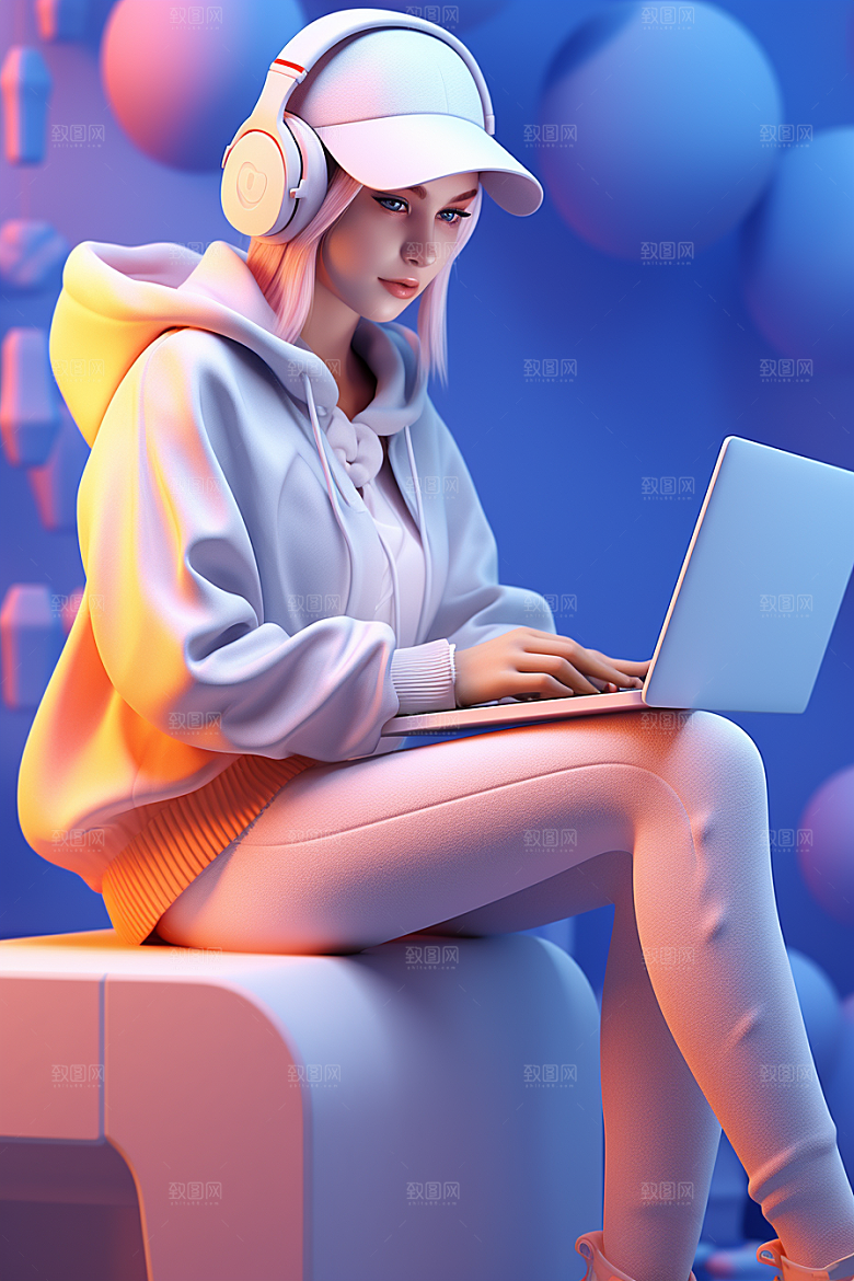 设计师潮流3D模型