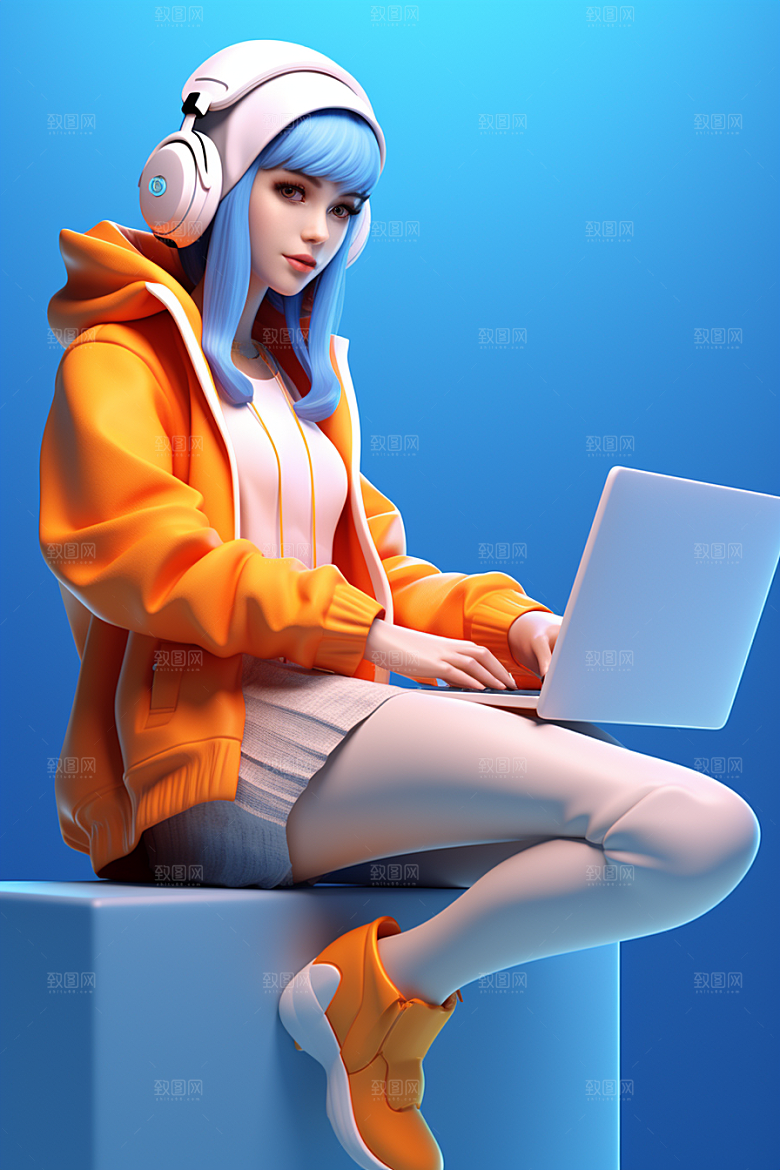 设计师形象创作模型