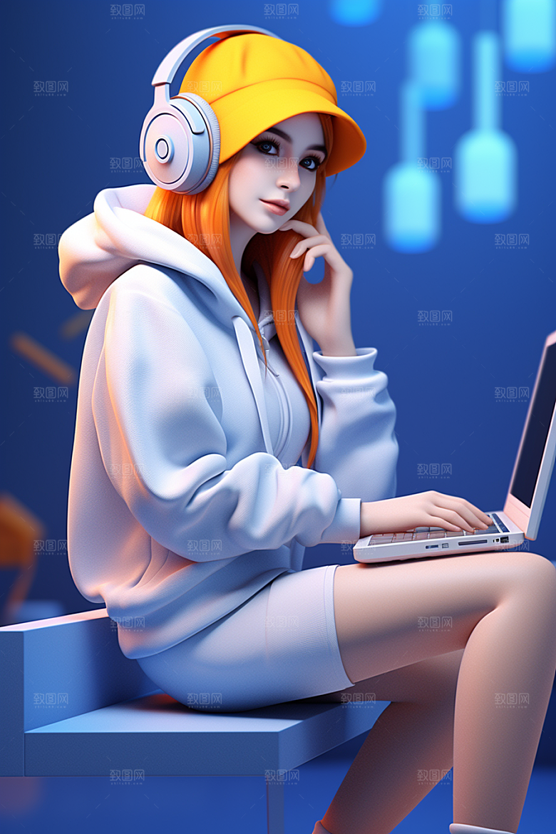 设计师人物形象模型