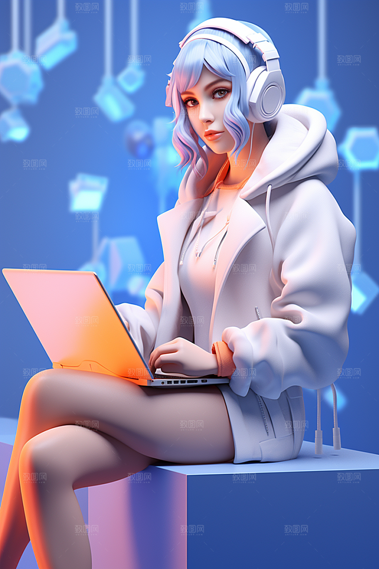 设计师IP潮流模型